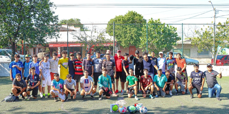 Así se vive la pasión del futbol en la colonia Francisco I. Madero
