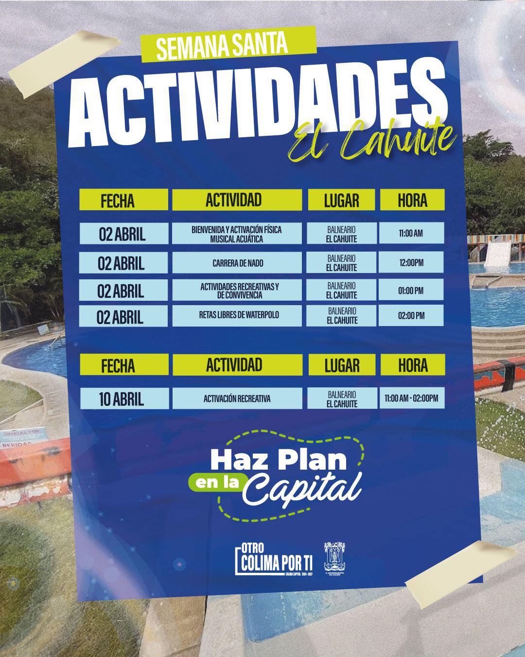 Arma tu plan, invita a tu familia y amigos y vámonos a El Cahuite