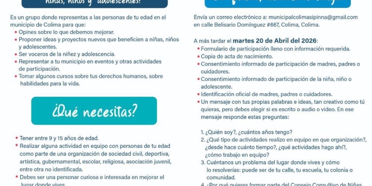 ¡Queremos escuchar la voz de la juventud colimense!