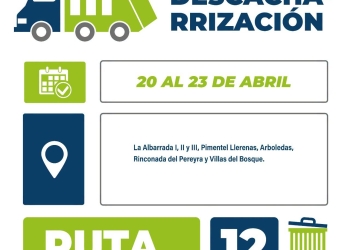 ¡Hoy inicia la ruta 12 de la primera #CampañaDeDescacharrización!