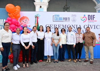 ¡Conmemoramos las fechas importantes de abril con Ceremonia Cívica a cargo del DIF Municipal Colima!