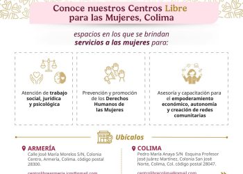 Centros LIBRE: apoyo, acompañamiento y fuerza para las mujeres en Colima