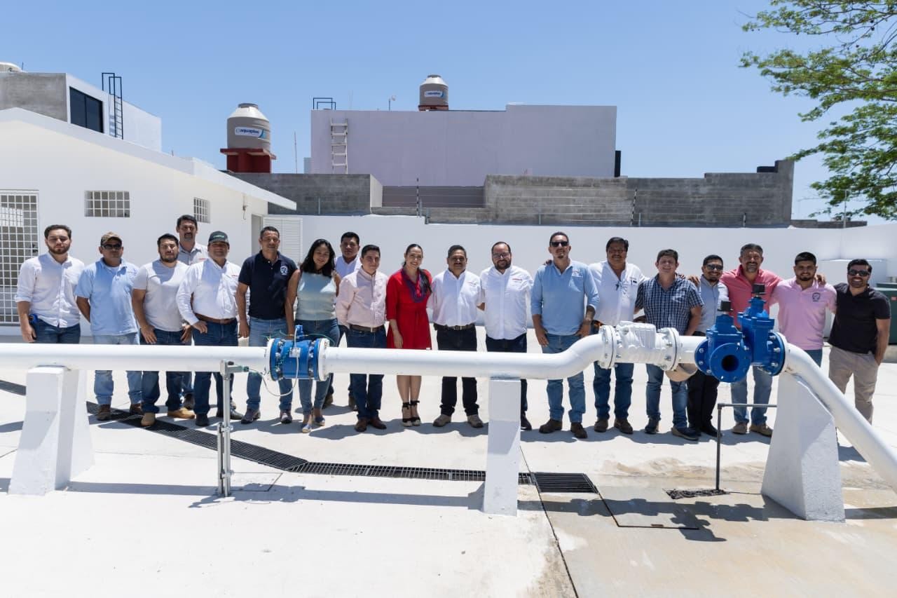 Indira Vizcaíno entrega la rehabilitación y equipamiento del pozo profundo ‘Cuajiote’; se invirtieron más de 5.3 mdp