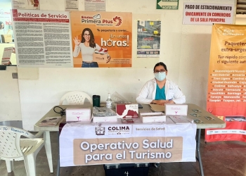 Casi 4,500 vacunas aplicadas en el estado de Colima durante el Operativo Salud para el Turismo 2026