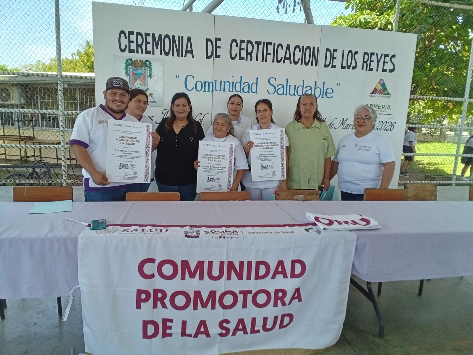 Más de 6,200 colimenses beneficiados con promoción de la salud, participación social y fortalecimiento comunitario