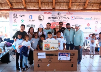 Récord de participantes en torneo internacional infantil de pesca en Manzanillo; fueron casi 750 menores