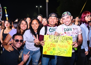 Éxito total concierto de Jesse & Joy en la Feria de Manzanillo