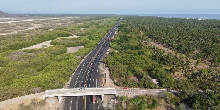 Gobierno del Estado abre otros 20 kilómetros más a 6 carriles en la autopista Colima-Manzanillo