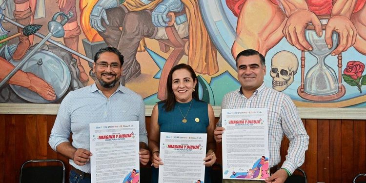 ¡En rueda de prensa, nuestro Presidente Riult Rivera invita a participar en la convocatoria “Imagina y Dibuja Colima por la Paz 2026”!