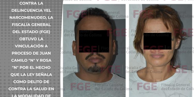 FGE. Cateo en la colonia La Albarrada deriva en vinculación a proceso de dos personas por narcomenudeo