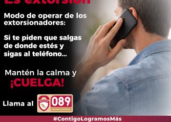 FGE. CUIDADO ADVIERTE FISCALIA GENERAL SOBRE EXTORSIÓN