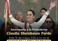 G.C. Escucha el mensaje de la presidenta Claudia Sheinbaum a 2 años del triunfo, este domingo en el Casino de la Feria de Colima