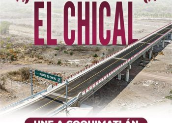 G.C. Después de décadas de abandono, la comunidad de El Chical, en Coquimatlán, ya cuenta con un puente que mejora su día a día.