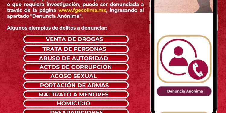 FGE. “Denuncia anónima: qué puedes reportar y cómo ayuda a la seguridad”