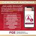 FGE. “Denuncia anónima: qué puedes reportar y cómo ayuda a la seguridad”