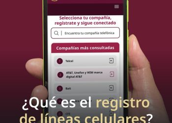 REGISTRO DE LÍNEAS CELULARES BUSCA FRENAR EXTORSIONES TELEFÓNICAS
