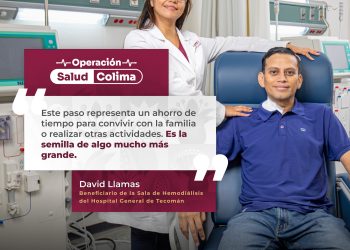 G.C.  Operación Salud Colima transforma vidas con nueva sala de hemodiálisis en Tecomán