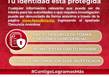 FGE. DENUNCIA ANÓNIMA