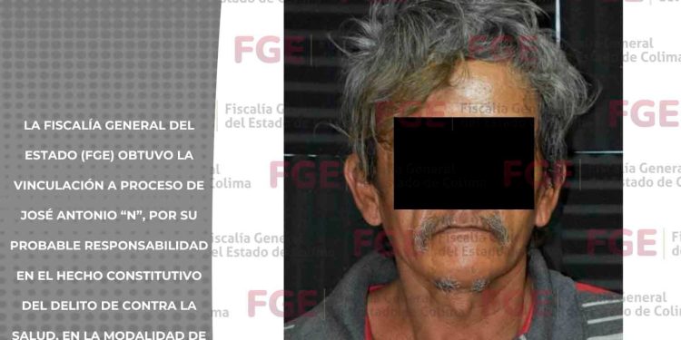 FGE obtiene vinculación a proceso contra hombre por posesión simple de metanfetamina
