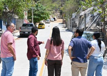 Rosi Bayardo inaugura la nueva calle Colima en la colonia 16 de Septiembre