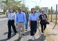 Rosi Bayardo inicia rehabilitación de la entrada principal a Marimar
