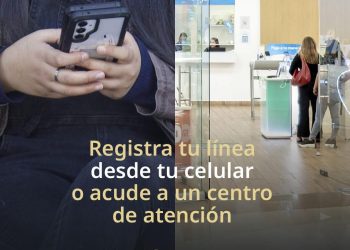 G.C.  Registrar tu línea celular es un proceso rápido y fácil: comunícate al  079 si necesitas asesoría o apoyo durante el registro.