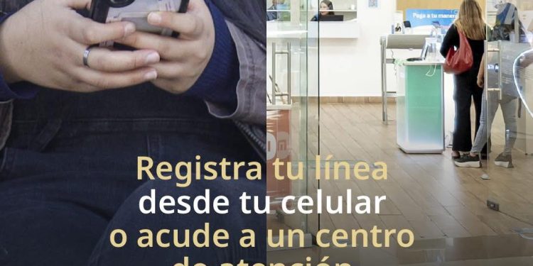 G.C.  Registrar tu línea celular es un proceso rápido y fácil: comunícate al  079 si necesitas asesoría o apoyo durante el registro.