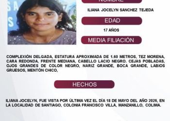 FGE. El Protocolo Estatal Alerta Alba, solicita su apoyo y colaboración para difundir los datos de esta persona que no ha sido localizada.