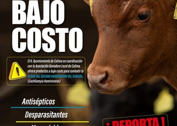 H, ayuntamiento de colima, ¡Haciendo equipo para darle una remontada al Gusano Barrenador del Ganado!