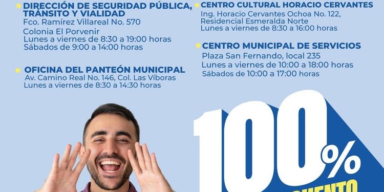 H. ayuntamiento de colima, ¡Todo junio, 100% de descuento en multas y recargos!