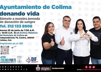 H. ayuntamiento de colima, ¡Súmate y dona vida!