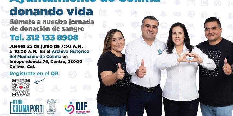 H. ayuntamiento de colima, ¡Súmate y dona vida!