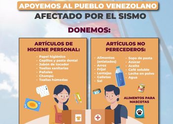 Colima se une a Venezuela: abren centro de acopio para apoyar a familias afectadas por el sismo
