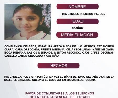 FGE.  El Protocolo Estatal Alerta Alba, solicita su apoyo y colaboración para difundir los datos de esta persona que no ha sido localizada.