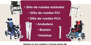 Si vives en Manzanillo y necesitas una silla de ruedas, andadera, bastón o muletas, realiza tu pre registro para participar en el proceso de entrega de estos apoyos funcionales gratuitos, como parte del programa de la Beneficencia Pública Colima.