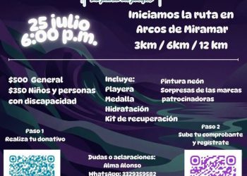 Cada paso cuenta cuando se corre por una buena causa. Te invitamos a sumarte a la Carrera Neón Teletón Manzanillo 2026.
