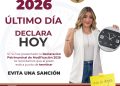 La Contraloría General del Estado de Colima recuerda a las y los servidores públicos que, si realizaron su Declaración de Modificación 2026 utilizando CURP y contraseña, es indispensable presentar su acuse dentro de los cinco días hábiles posteriores.