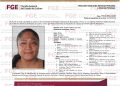 FGE ATRAVEZ DE SUS REDES SOCIALES PUBLICO LA FOTO DE UNA MUJER FALLECIDA QUE NO A SIDO RECLAMADA
