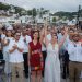 La tarde-noche de este sábado, la gobernadora del estado de Colima, Indira Vizcaíno Silva, acompañó a la presidenta de Manzanillo, Rosi Bayardo Cabrera, en su ejercicio de rendición de cuentas.