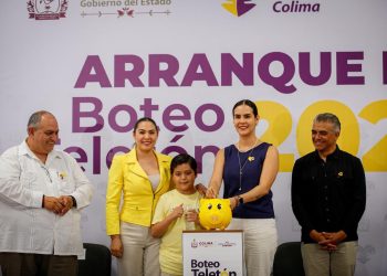 G.C. “Indira Vizcaíno da arranque a la Colecta Teletón 2026 en Colima para fortalecer el CRIT”