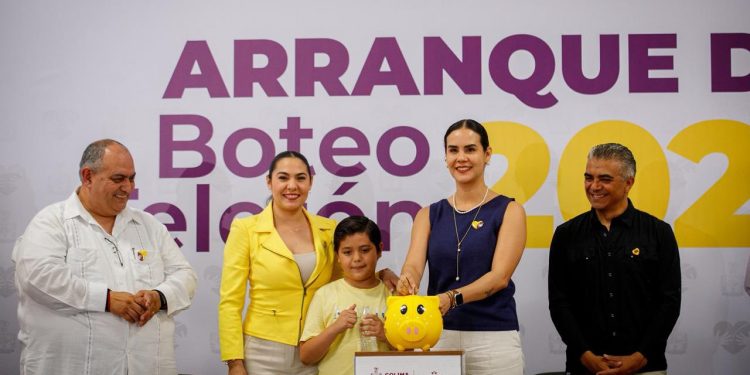 G.C.  “Indira Vizcaíno da arranque a la Colecta Teletón 2026 en Colima para fortalecer el CRIT”