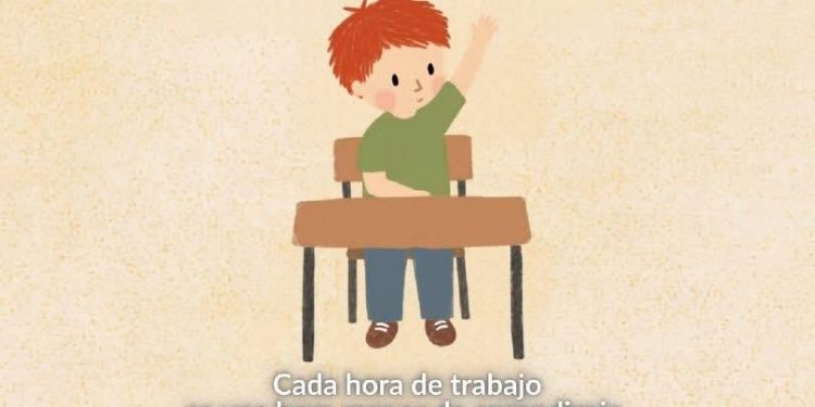 G.C  Cuando una niña o un niño trabaja, muchas veces también se aleja de la escuela, de sus sueños y de sus oportunidades.
