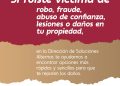 FGE ATRAVEZ DE REDES SOCIALES TE INFORME QUE SI FUISTE VICTIMA DE ROBO,FRAUDE ,ABUSO DE CONFIANZA EN TU PROPIEDAD .