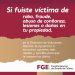 FGE ATRAVEZ DE REDES SOCIALES TE INFORME QUE SI FUISTE VICTIMA DE ROBO,FRAUDE ,ABUSO DE CONFIANZA EN TU PROPIEDAD .