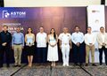 Indira Vizcaíno asistió a presentación de la nueva directiva de ASTOM y supervisó construcción de dormitorios para personal de seguridad en Manzanillo