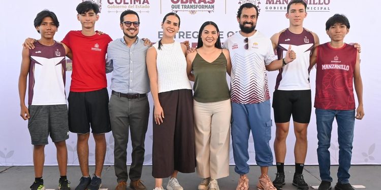 Rosi Bayardo e Indira Vizcaíno le cumplen a deportistas con la rehabilitación de la Unidad Deportiva 5 de Mayo