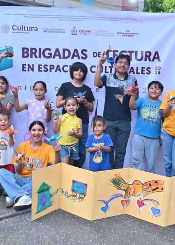 Cultura Colima inicia programa de promoción lectora en espacios públicos de 6 municipios