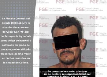 FGE.  Hombre es vinculado a proceso por tentativa de homicidio y robo calificado