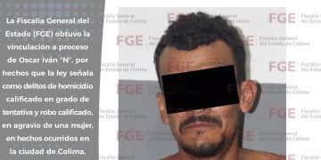FGE.  Hombre es vinculado a proceso por tentativa de homicidio y robo calificado