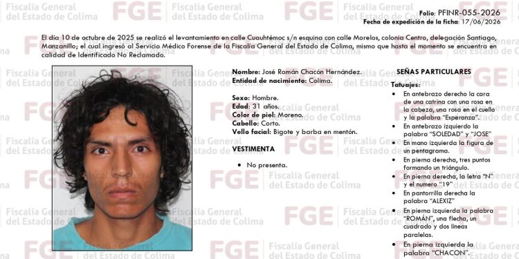 FGE atravez de sus redes sociales publico fotos de personas fallecidas que no han sido reclamadas